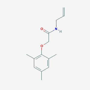 molecular formula C14H19NO2 B3964060 N-(prop-2-en-1-yl)-2-(2,4,6-trimethylphenoxy)acetamide 