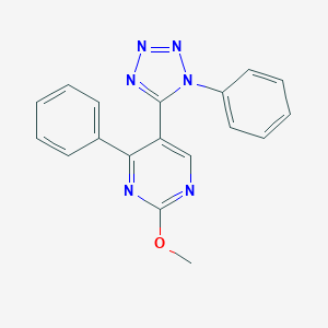 molecular formula C18H14N6O B396434 methyl -d]pyrimidin-7-one 