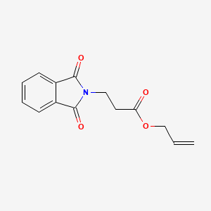 molecular formula C14H13NO4 B3964406 Prop-2-enyl 3-(1,3-dioxoisoindol-2-yl)propanoate 
