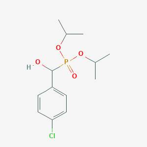 molecular formula C13H20ClO4P B3965237 diisopropyl [(4-chlorophenyl)(hydroxy)methyl]phosphonate 