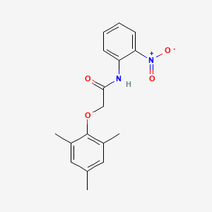 molecular formula C17H18N2O4 B3965576 N-(2-nitrophenyl)-2-(2,4,6-trimethylphenoxy)acetamide 