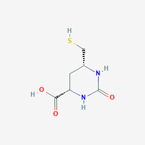 (4S,6R)-2-oxo-6-(sulfanylmethyl)-1,3-diazinane-4-carboxylic acid