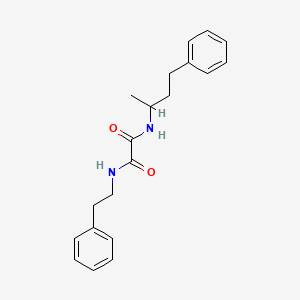 molecular formula C20H24N2O2 B3967192 N-(1-methyl-3-phenylpropyl)-N'-(2-phenylethyl)ethanediamide 