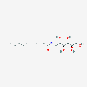 molecular formula C18H37NO6 B039673 1-Deoxy-(N-methylundecanamido)-D-glucitol CAS No. 119772-49-5