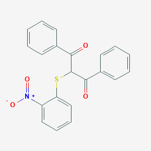 2-((2-Nitrophenyl)thio)-1,3-diphenyl-1,3-propanedione