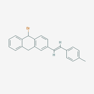 10-Bromo-2-[2-(4-methylphenyl)vinyl]-9,10-dihydroanthracene