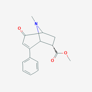 Methyl 8-methyl-2-oxo-4-phenyl-8-azabicyclo[3.2.1]oct-3-ene-6-carboxylate