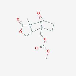 Methyl (6-methyl-5-oxo-4,10-dioxatricyclo[5.2.1.0~2,6~]dec-1-yl)methyl carbonate