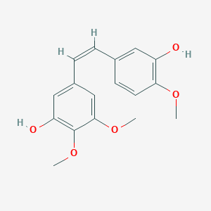 molecular formula C17H18O5 B039686 Combretastatin A3 CAS No. 111394-45-7