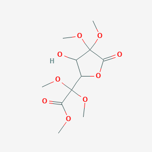 Methyl (3-hydroxy-4,4-dimethoxy-5-oxotetrahydro-2-furanyl)(dimethoxy)acetate