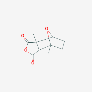 molecular formula C10H12O4 B396897 1,6-Dimethyl-4,10-dioxatricyclo[5.2.1.0~2,6~]decane-3,5-dione 