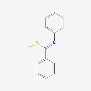 methyl N-phenylbenzenecarboximidothioate