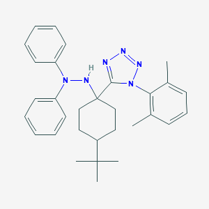 5-[4-tert-butyl-1-(2,2-diphenylhydrazino)cyclohexyl]-1-(2,6-dimethylphenyl)-1H-tetraazole