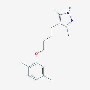 4-[4-(2,5-dimethylphenoxy)butyl]-3,5-dimethyl-1H-pyrazole