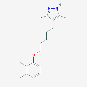 4-[5-(2,3-dimethylphenoxy)pentyl]-3,5-dimethyl-1H-pyrazole
