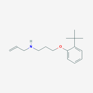 molecular formula C16H25NO B397032 N-allyl-N-[3-(2-tert-butylphenoxy)propyl]amine 