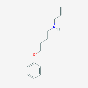 molecular formula C13H19NO B397033 N-allyl-N-(4-phenoxybutyl)amine 