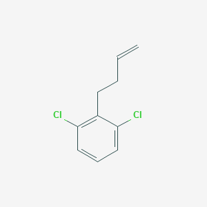 molecular formula C10H10Cl2 B039716 4-(2,6-Dichlorophenyl)-1-butene CAS No. 117269-67-7