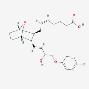 9alpha-Homo-9,11-epoxy-15beta-hydroxy-17,18,19,20-tetranor-16-(4-fluorophenoxy)-5,13-prostadienoic acid
