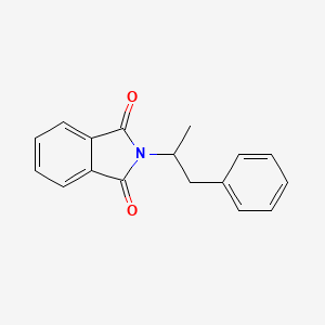 molecular formula C17H15NO2 B3971935 2-(1-Phenylpropan-2-yl)isoindole-1,3-dione 