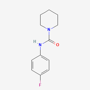 molecular formula C12H15FN2O B3972798 N-(4-fluorophenyl)piperidine-1-carboxamide CAS No. 60465-12-5