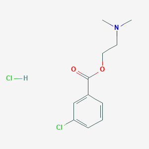 molecular formula C11H15Cl2NO2 B3972884 2-(Dimethylamino)ethyl 3-chlorobenzoate;hydrochloride 