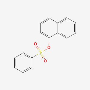 molecular formula C16H12O3S B3973312 Naphthalen-1-yl benzenesulfonate CAS No. 15161-04-3