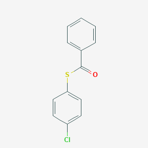 molecular formula C13H9ClOS B397357 S-(4-chlorophenyl) benzenecarbothioate 