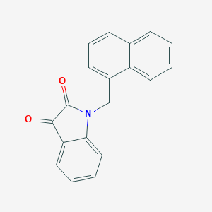 molecular formula C19H13NO2 B397360 1-(1-naphthylmethyl)-1H-indole-2,3-dione CAS No. 79183-21-4
