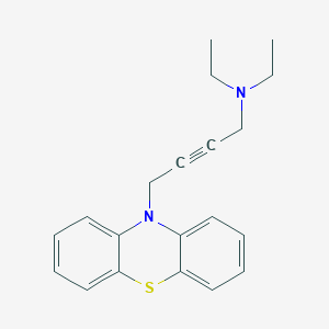 molecular formula C20H22N2S B397386 N,N-diethyl-4-phenothiazin-10-ylbut-2-yn-1-amine 