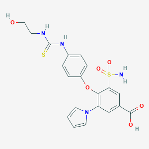 molecular formula C20H20N4O6S2 B039741 4-Dextran-sulfonylurea-piretanide CAS No. 120859-63-4