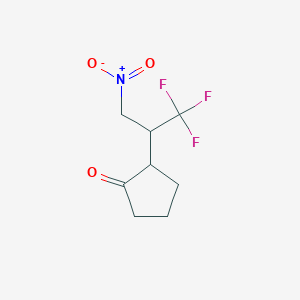 2-(1-Trifluoromethyl-2-nitroethyl)cyclopentanone