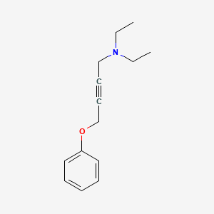 molecular formula C14H19NO B3974702 N,N-diethyl-4-phenoxybut-2-yn-1-amine 