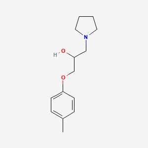 molecular formula C14H21NO2 B3974838 1-(4-Methylphenoxy)-3-pyrrolidin-1-ylpropan-2-ol 