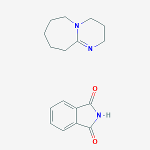molecular formula C17H21N3O2 B039752 isoindole-1,3-dione;2,3,4,6,7,8,9,10-octahydropyrimido[1,2-a]azepine CAS No. 119812-51-0