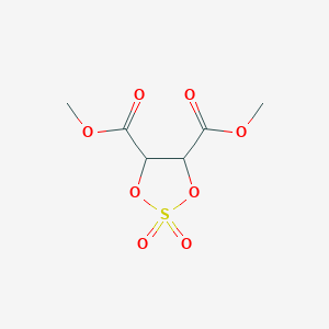 molecular formula C6H8O8S B039755 Dimethyl (4R,5R)-1,3,2-dioxathiolane-4,5-dicarboxylate 2,2-dioxide CAS No. 117470-90-3