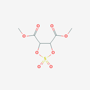 molecular formula C6H8O8S B039755 Dimethyl L-tartrate cyclic sulfate CAS No. 117470-90-3