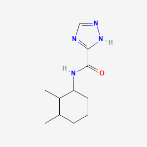 molecular formula C11H18N4O B3975507 N-(2,3-dimethylcyclohexyl)-1H-1,2,4-triazole-5-carboxamide 