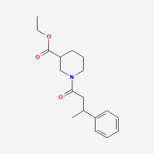 molecular formula C18H25NO3 B3975984 Ethyl 1-(3-phenylbutanoyl)piperidine-3-carboxylate 