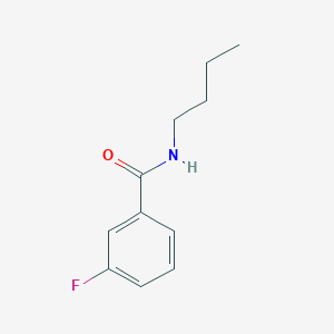 molecular formula C11H14FNO B3976364 Benzamide, 3-fluoro-N-butyl- 