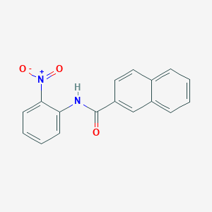 molecular formula C17H12N2O3 B3976565 N-(2-nitrophenyl)naphthalene-2-carboxamide 