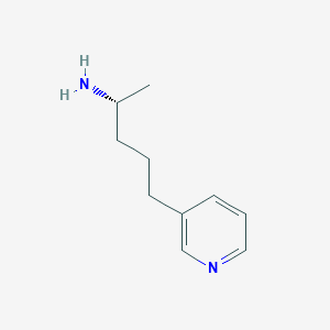 molecular formula C10H16N2 B039777 (R)-2-Amino-5-(3-pyridyl)pentane CAS No. 111954-72-4
