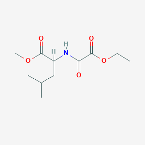 molecular formula C11H19NO5 B3977700 Methyl 2-[(2-ethoxy-2-oxoacetyl)amino]-4-methylpentanoate 