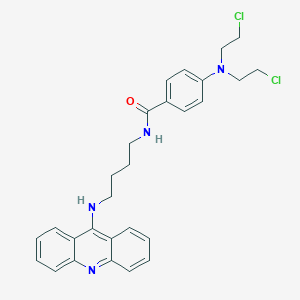 Benzamide, N-(4-(9-acridinylamino)butyl)-4-(bis(2-chloroethyl)amino)-