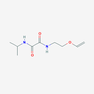 molecular formula C9H16N2O3 B3978520 N-[2-(ethenyloxy)ethyl]-N'-(propan-2-yl)ethanediamide 