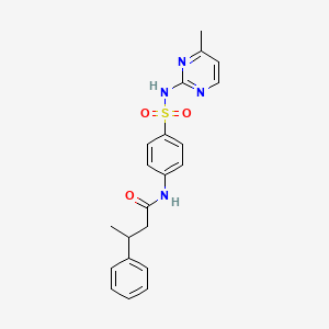 N-(4-{[(4-methyl-2-pyrimidinyl)amino]sulfonyl}phenyl)-3-phenylbutanamide
