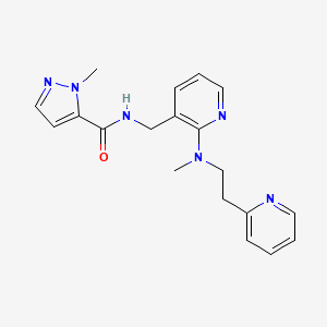 1-methyl-N-[(2-{methyl[2-(2-pyridinyl)ethyl]amino}-3-pyridinyl)methyl]-1H-pyrazole-5-carboxamide