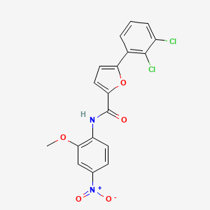 5-(2,3-dichlorophenyl)-N-(2-methoxy-4-nitrophenyl)-2-furamide