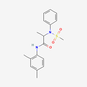 N~1~-(2,4-dimethylphenyl)-N~2~-(methylsulfonyl)-N~2~-phenylalaninamide