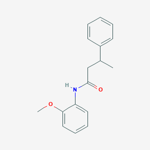 molecular formula C17H19NO2 B3979311 N-(2-methoxyphenyl)-3-phenylbutanamide 